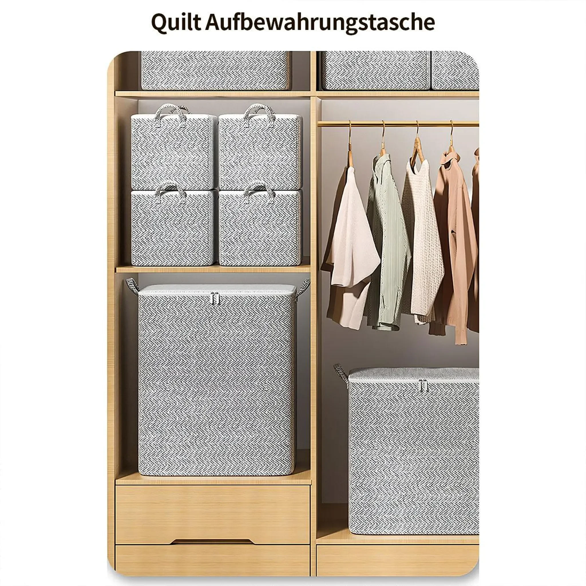 Aufbewahrungstasche für Kleidung – 110 L, feuchtigkeitsbeständig